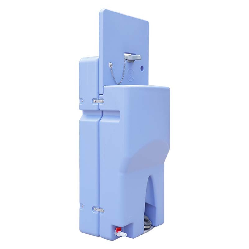 TSW-L01 Fregadero de lavado de manos portátil de un solo usuario de color azul