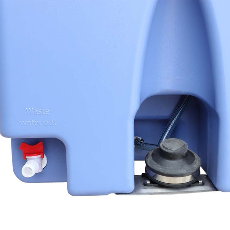 TSW-L01 Fregadero de lavado de manos portátil de un solo usuario de color azul