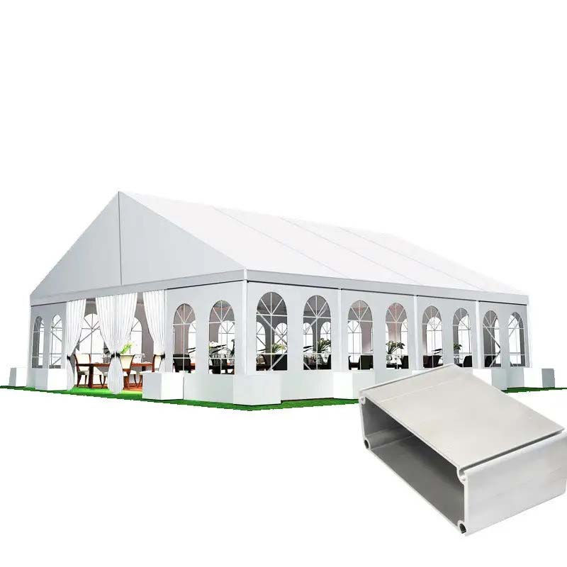 Tienda blanca grande del marco del carril de Keder del metal de la boda del acontecimiento del Gazebo del pabellón del partido