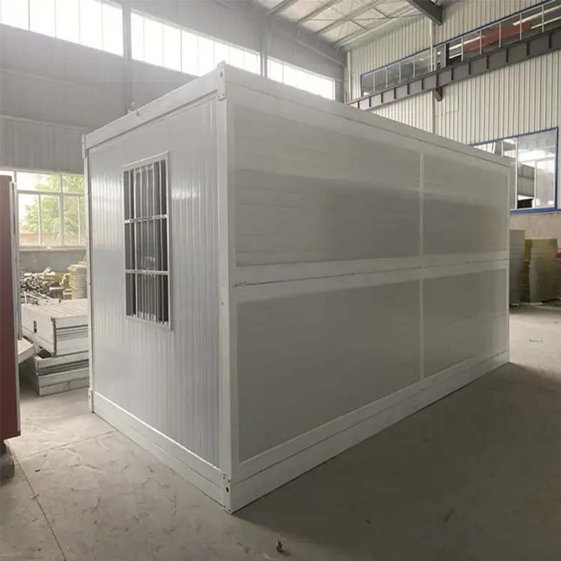 Casa contenedor modular de oficina plegable de construcción rápida y bajo costo