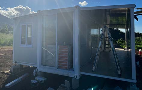 Casa modular expandible de la isla de Hawái