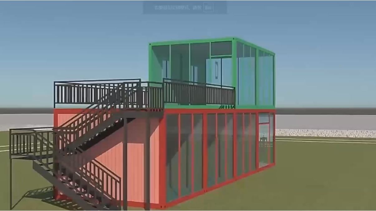 Villa contenedor modular plegable, abriendo una nueva y cómoda forma de vida