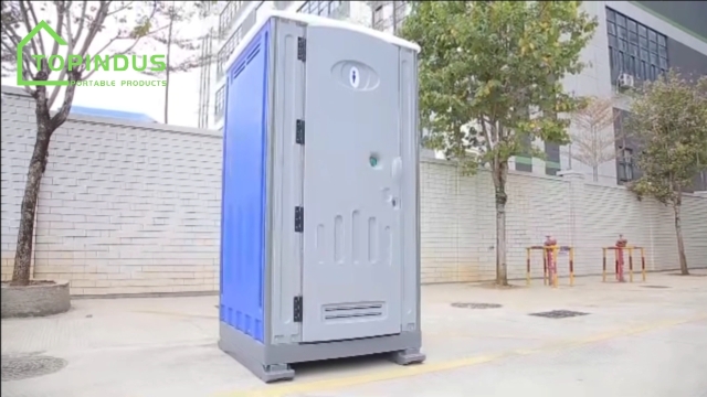 ¡Baños portátiles modernos hechos de materiales plásticos de alta calidad!
