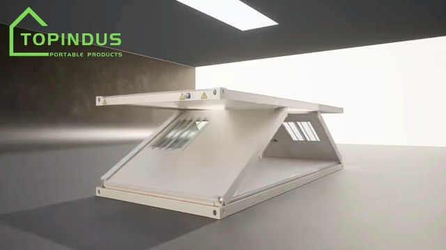 Economical Practical Portable Z Type Prefabricated Foldable Container Houses