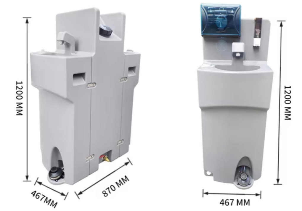 Single Mobile Hand Wash Station