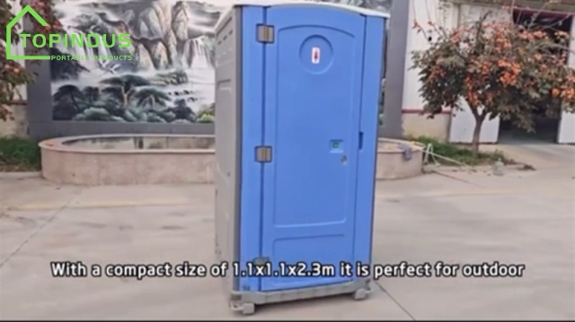 Un inodoro portátil, tres funciones esenciales.